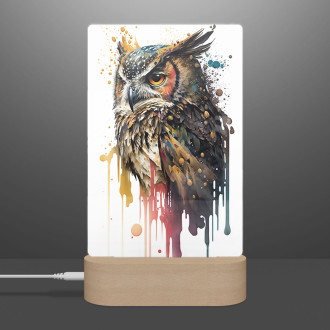 Lamp Graffiti owl