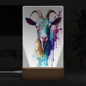 Lamp Graffiti goat