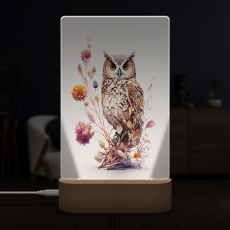 Lamp Flower owl