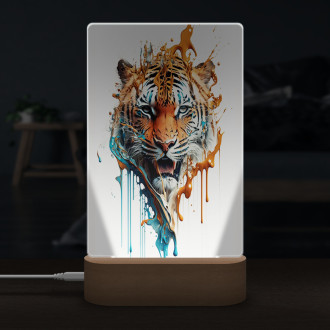 Lamp Graffiti tiger