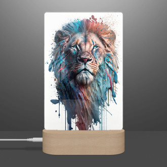 Lamp Graffiti lion