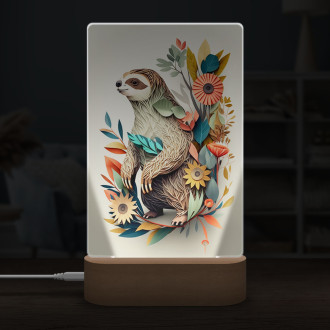 Lamp Flower sloth