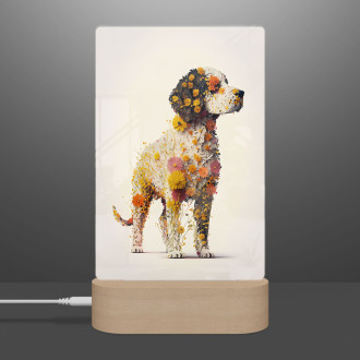 Lamp Flower dog