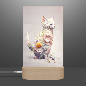 Lamp Flower cat