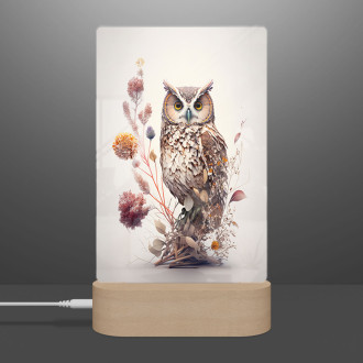 Lamp Flower owl