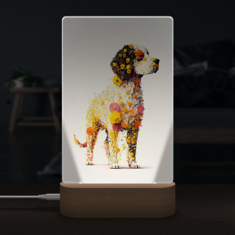 Lamp Flower dog