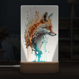 Lamp Graffiti fox