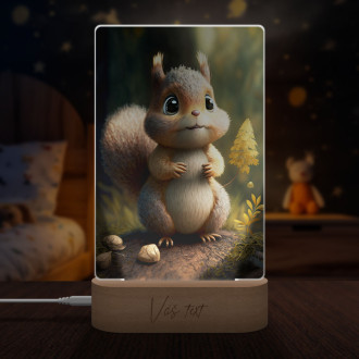 Lamp Animated squirrel