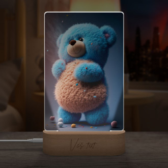 Lamp Animated blue bear