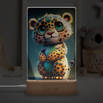Lamp Animated leopard