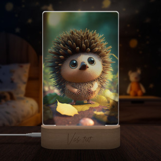 Lamp Cute hedgehog