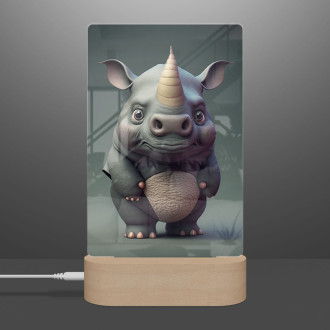 Lamp Animated rhinoceros