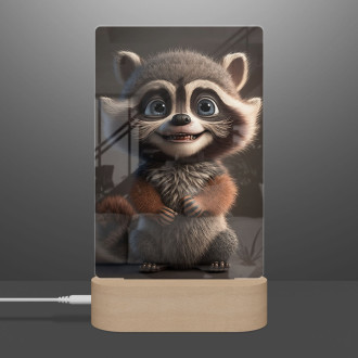 Lamp Animated raccoon