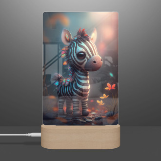 Lamp Cute zebra