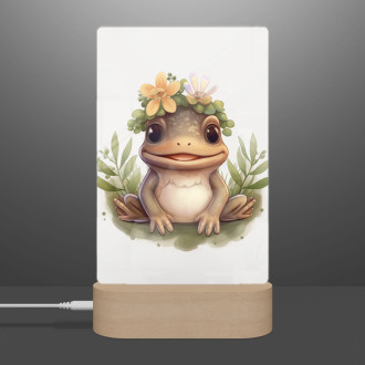 Lamp Baby frog in flowers