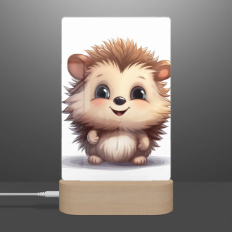 Lamp Cartoon Hedgehog