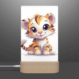 Lamp Cartoon Tiger