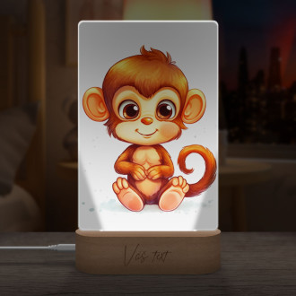Lamp Cartoon Monkey
