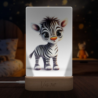 Lamp Cartoon Zebra
