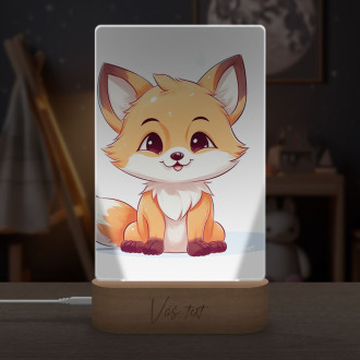 Lamp Cartoon Fox