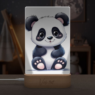 Lamp Cartoon Panda