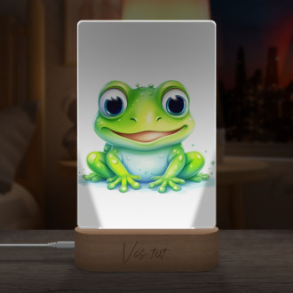 Lamp Cartoon Frog