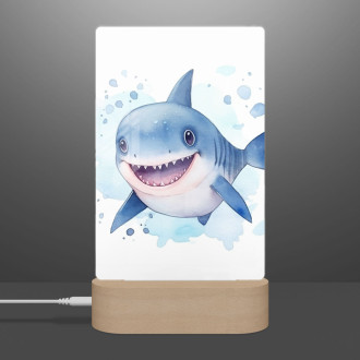 Lamp Cartoon Shark