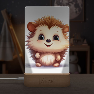 Lamp Cartoon Hedgehog