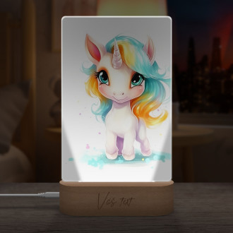 Lamp Cartoon Unicorn