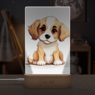 Lamp Cartoon Puppy
