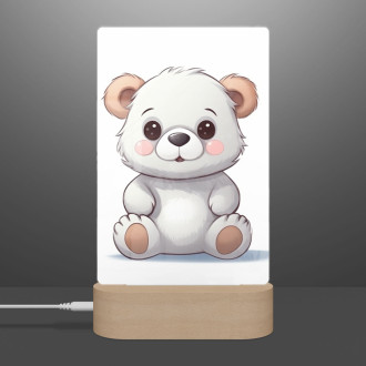 Lamp Cartoon Teddy Bear