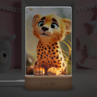 Lamp Cute animated cheetah 1