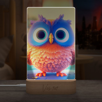 Lamp Cute animated owl 1