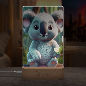 Lamp Cute animated koala 1