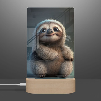 Lamp Cute animated sloth