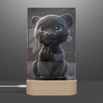 Lamp Cute animated panther