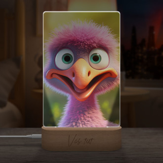 Lamp Cute animated ostrich 2