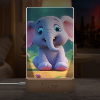 Lamp Cute animated elephant
