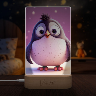 Lamp Cute animated penguin