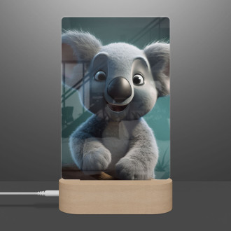 Lamp Cute animated koala