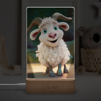 Lamp Cute animated goat 1