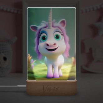 Lamp Cute animated unicorn 1