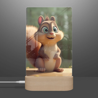 Lamp Cute animated squirrel 1