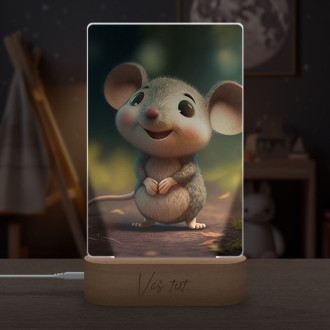 Lamp Cute animated mouse 1