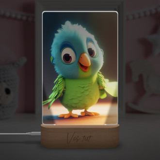 Lamp Cute animated parrot