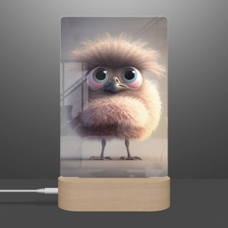 Lamp Cute animated ostrich 1
