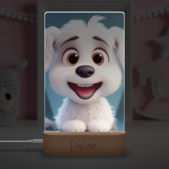 Lamp Cute animated puppy