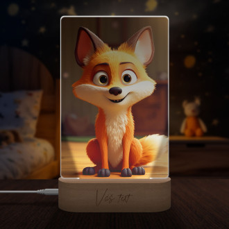 Lamp Cute animated fox