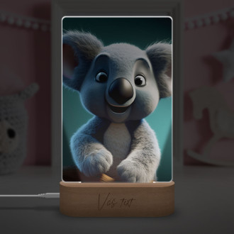 Lamp Cute animated koala