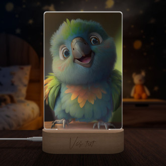 Lamp Cute animated parrot 2